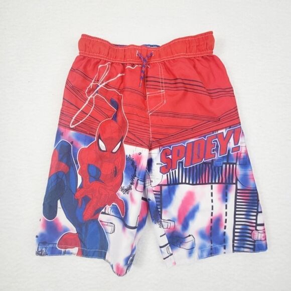 Marvel Spider-Man Boy's Swim Trunks Boy's Size Large - Picture 1 of 7